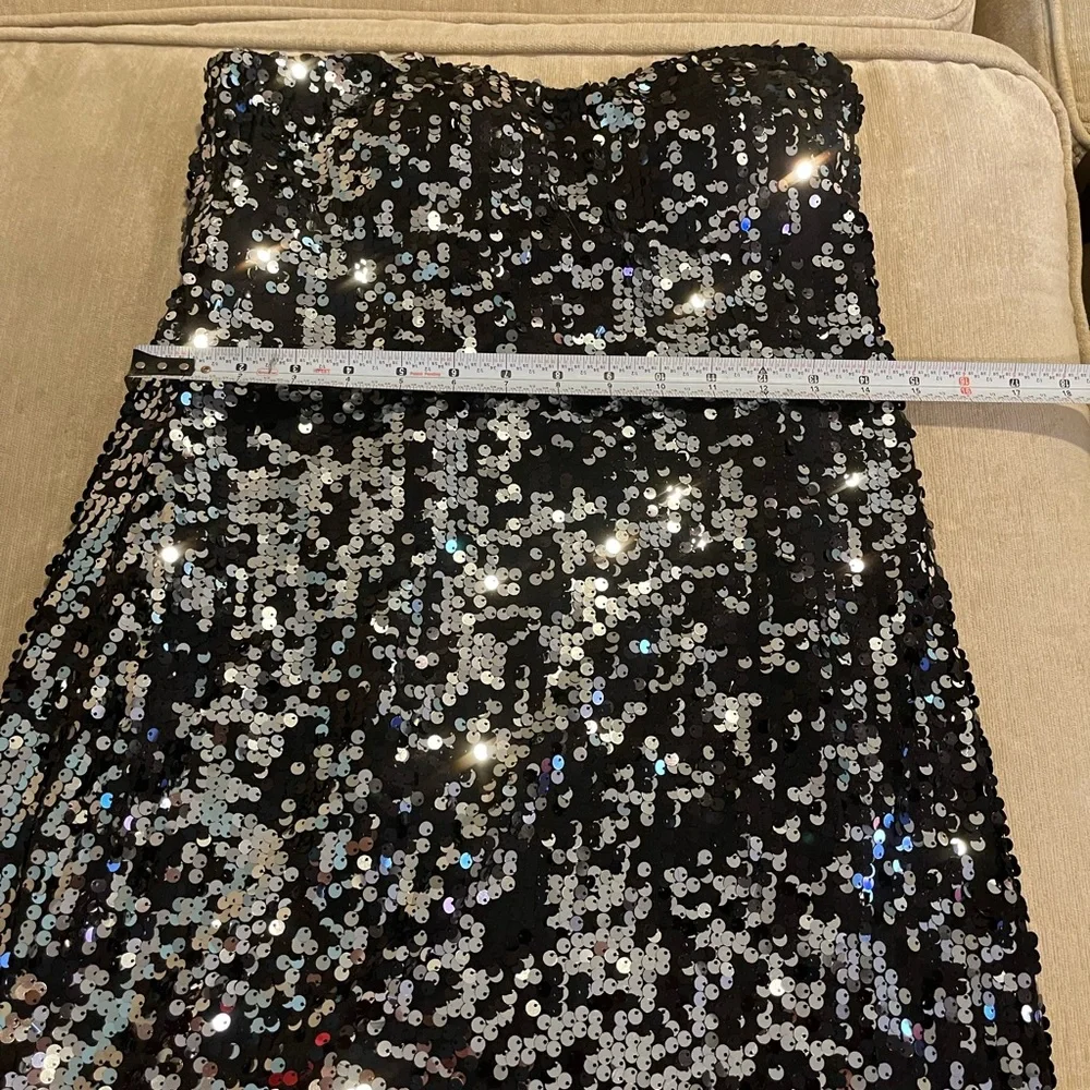 Arden B Dress Large Black/Silver - Picture 2 of 7